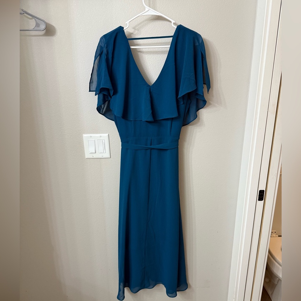 City Chic Teal Midi Dress size 16